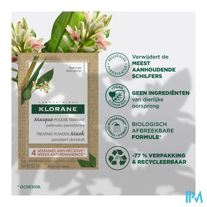 Klorane Capil. Masker Verzorging Pdr Galanga 8x3g