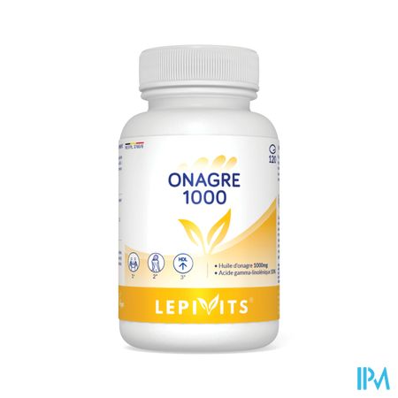Teunisbloemolie 1000mg Caps 120 Lepivits
