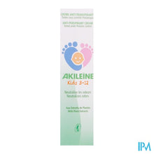 Afbeelding in Gallery-weergave laden, Akileine Kids 3-12 Creme A/transpiratie Tube 50ml
