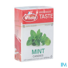 Charger l'image dans la galerie, Vitalp Snoepje Munt Z/suiker Stevia 25g
