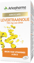 Afbeelding in Gallery-weergave laden, Arkocaps Levertraanolie 60
