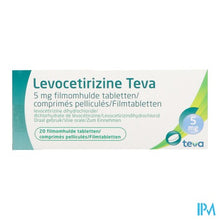 Afbeelding in Gallery-weergave laden, Levocetirizine Teva 5mg Filmomh Tabl 20 X 5mg
