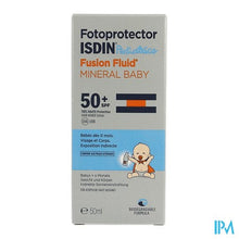 Load image into Gallery viewer, Isdin Fotoprotector Isdin Mineral Baby Ip50+ 50ml
