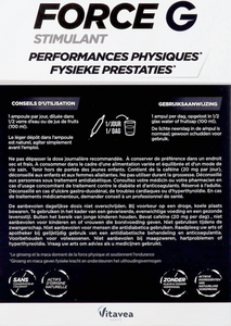 Force g Stimulant Fysieke Prestaties Drinkb. Amp20