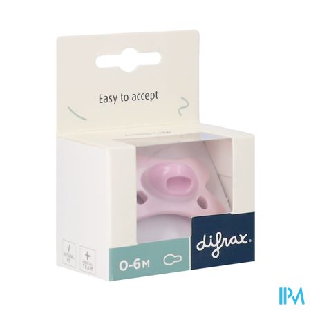 Difrax Fopspeen Natural 0-6m Spec Edit Rose Quartz