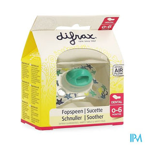 Difrax Fopspeen Sil Mini-dental 0-6m 799