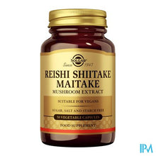 Afbeelding in Gallery-weergave laden, Reishi Shiitake Maitake Mushroom Extr. V-caps 50
