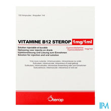 Charger l'image dans la galerie, Sterop Vit B12 1mg 1ml 100 Amp
