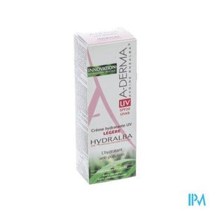Aderma Hydralba Hydraterende Cr Uv Licht Tbe 40ml