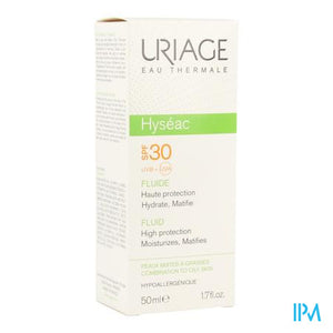 Uriage Hyseac Fluide Sol Ip30 Gem H-vh Tube 50ml