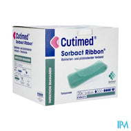 Cutimed Sorbact Ribbon Gaasstrook 2cmx50cm 20