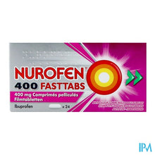 Load image into Gallery viewer, Nurofen 400 Fasttabs 24x400mg
