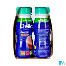 Afbeelding in Gallery-weergave laden, Delical Melkdrank Z/suiker Aardbei 4x200ml
