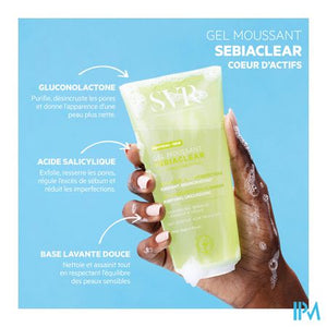 Svr Sebiaclear Gel Moussant Tube 200ml Nf