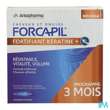 Charger l'image dans la galerie, Forcapil Keratine+ Lot Caps 180
