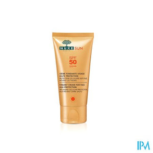 Nuxe Sun Creme Fondante Gezicht Ip50 Tube 50ml