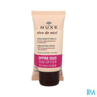 Nuxe Reve De Miel Hand-nagelcreme Tube 2x50ml