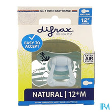 Afbeelding in Gallery-weergave laden, Difrax Fopspeen Natural12m+ Boy
