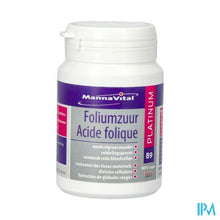 Load image into Gallery viewer, Mannavital Foliumzuur Platinum V-caps 90
