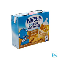 Nestle Baby Milk&cereal Koekjesmeel 2x250ml