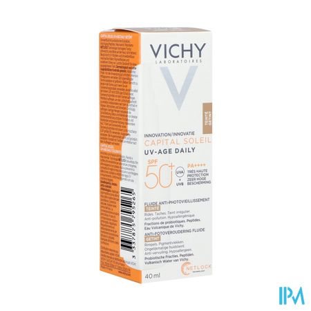 Vichy Cap Sol Uv-age Light Getint Ip50+ 40ml