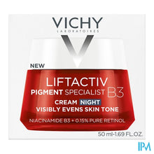 Afbeelding in Gallery-weergave laden, Vichy Liftactiv B3 Retinol Nachtcreme 50ml
