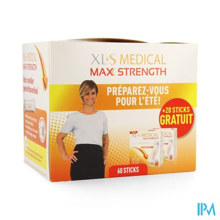 Xls Med. Maximum Strength Sticks 60 + Sticks 20