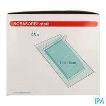 Afbeelding in Gallery-weergave laden, Noba Absorbent Pad Steriel 10cmx15cm 25 9350963
