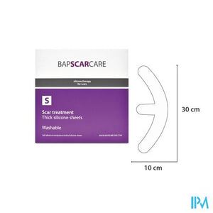 Bap Scar Care S Silicoonverb Adh 40x10x30cm 2 Paar