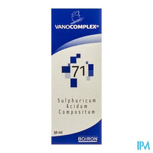 Load image into Gallery viewer, Vanocomplex N71 Acidum Sulf. Gutt 50ml Unda
