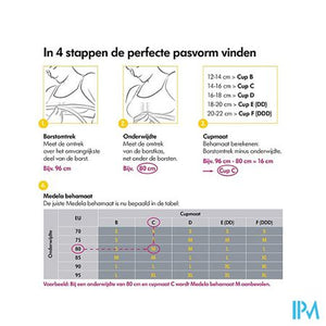 Medela Beha Kolven&voeden 3in1 S Zwart