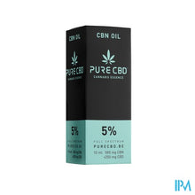 Afbeelding in Gallery-weergave laden, Pure Cbd 250mg Cbn 500mg Oil Full Spectrum 5% 10ml
