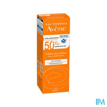 Afbeelding in Gallery-weergave laden, Avene Zon Ip50+ Creme Solaire S/parfum 50ml
