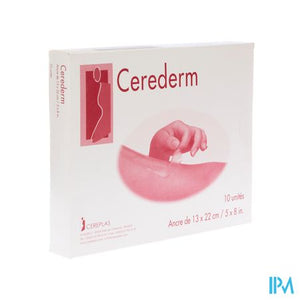 Cerederm Pleister Silic Anker 13x22cm 10 4309697