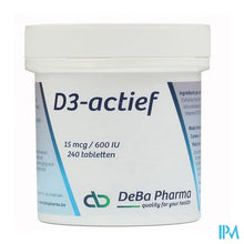 Load image into Gallery viewer, D3-actif Comp 240x15mcg Deba
