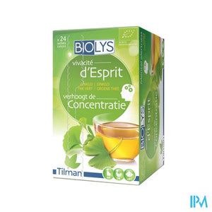 Biolys Ginkgo Groene Thee Sach 24