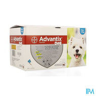 Advantix 100/ 500 Honden 4<10kg Fl 24x1,0ml