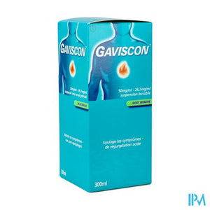 Gaviscon Menthe Munt Susp Buv 300ml