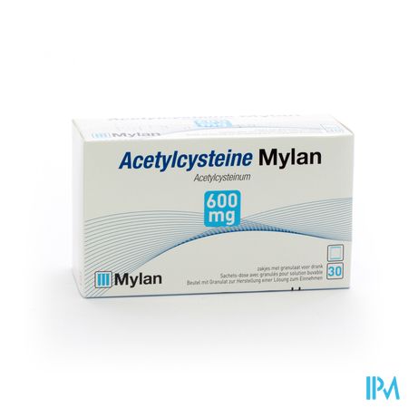 Acetylcysteine Mylan Sach 30 X 600mg