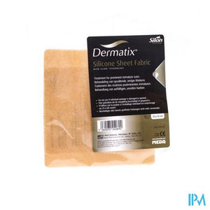 Dermatix Silicone Sheet Fabric Adh 13x13cm 1