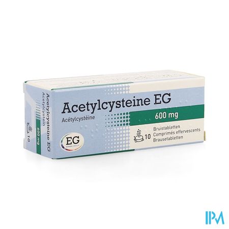 Acetylcysteine EG 600Mg Bruistabl 10X600Mg