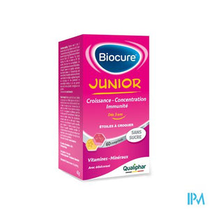 Biocure Junior Kauwsterretjes 60 St tabletten