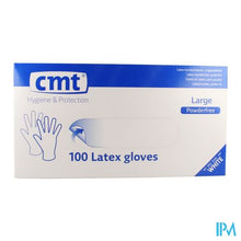 Afbeelding in Gallery-weergave laden, Cmt Handschoenen Latex Wit Pf l 100
