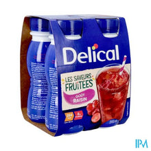 Charger l'image dans la galerie, Delical Fruitdrink Druiven 4x200ml
