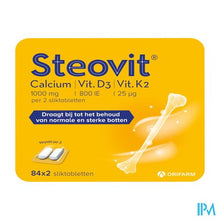 Charger l'image dans la galerie, Steovit Calcium/vitd3/vit K2 1000mg/880iu Comp2x84
