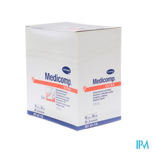 Medicomp 10x10cm 6l. St. 25x2 P/s