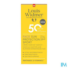 Afbeelding in Gallery-weergave laden, Widmer Face Sun Protection Sport 50 Zonder Parfum* 50ml
