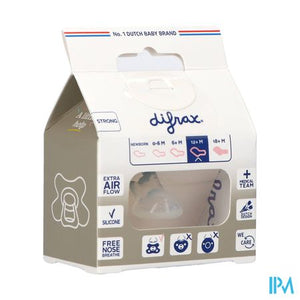 Difrax Fopspeen Dental Semi Filled +12m 346