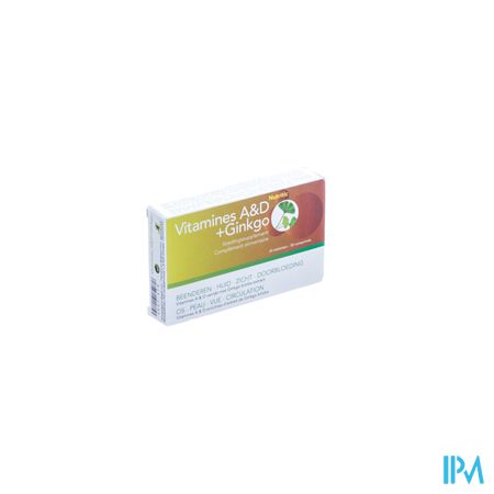 Vitamines A&d+ginkgo Nutritic Tabl 30 5786 Revogan