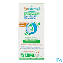 Afbeelding in Gallery-weergave laden, Puressentiel Ademhal.sinus Expr.neusspray Bio 15ml
